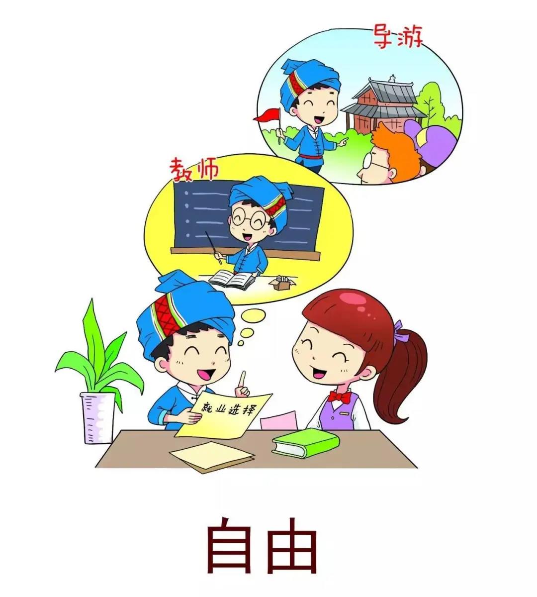 【图说我们的价值观】漫画解读社会主义核心价值观(图7)